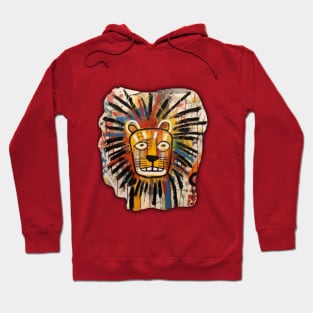 The Artistic Jungle: Where Lions Rule the Palette Hoodie